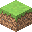 Isometric pixel-art cube