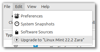 Upgrade Menu